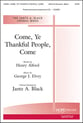 Come, Ye Thankful People, Come SATB choral sheet music cover